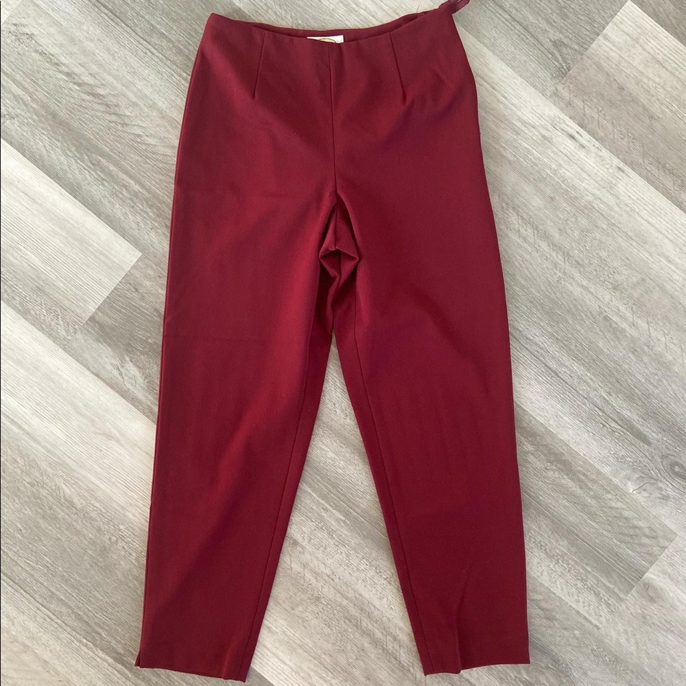 Talbots Wine Color Trouser